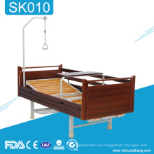 SK010 Home Medical Equipment Cama manual de madera del hospital ajustable